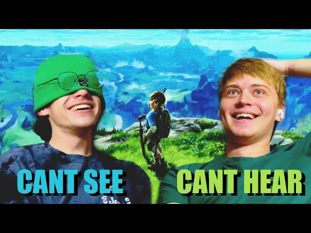 Breath of the Wild... but I'm blind and he's deaf