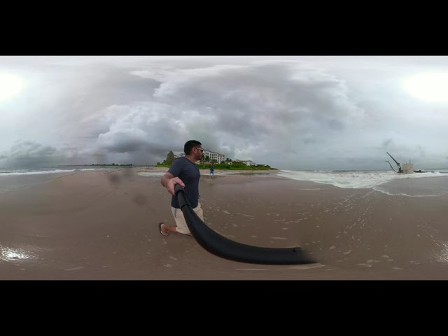 Hurricane Dorian approaches the East Coast in 360 VR