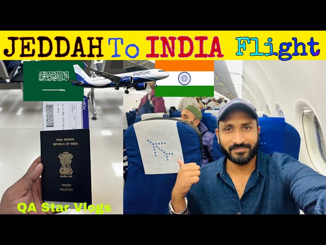 Jeddah to India flight | I love my Indian | Saudi Arabia | vlog 22