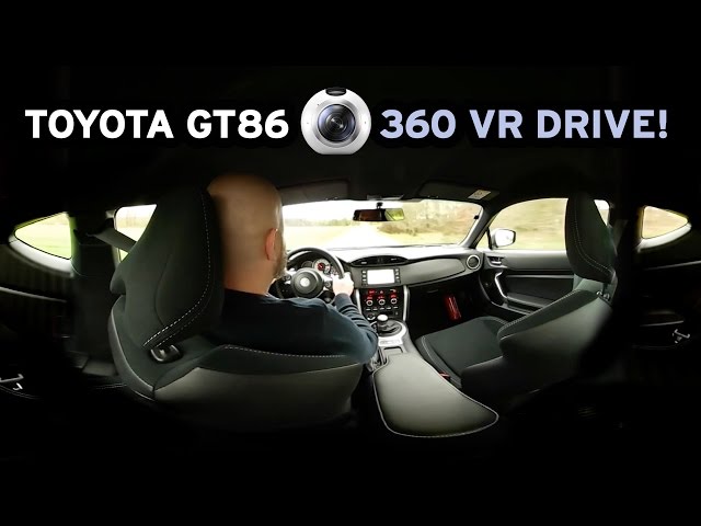 Toyota GT86 POV review - 360 VR - virtual passenger