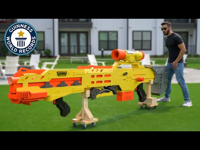 Largest NERF Gun - Guinness World Records