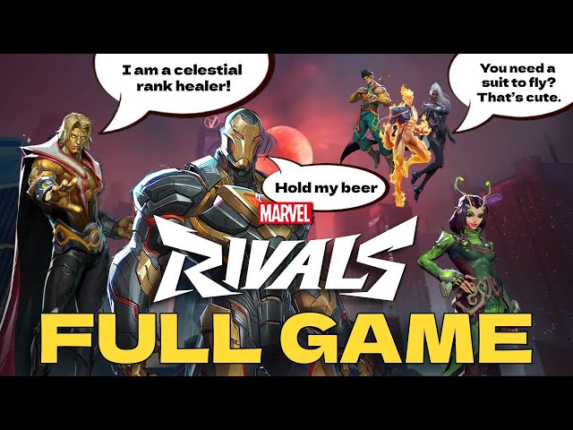 Aerial Showdown in Midtown vs. The Sky Squad! Marvel Rivals Full Game.