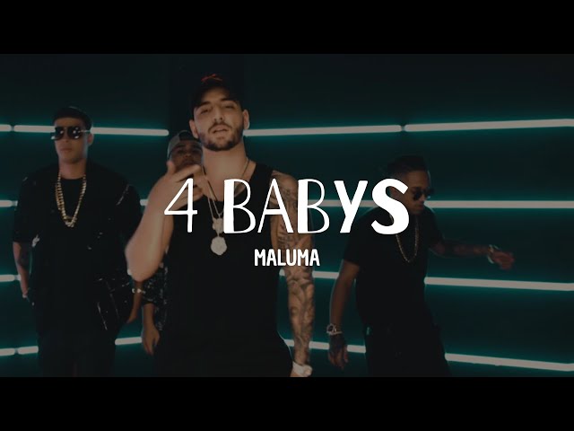 Maluma - Cuatro Babys (Letra)