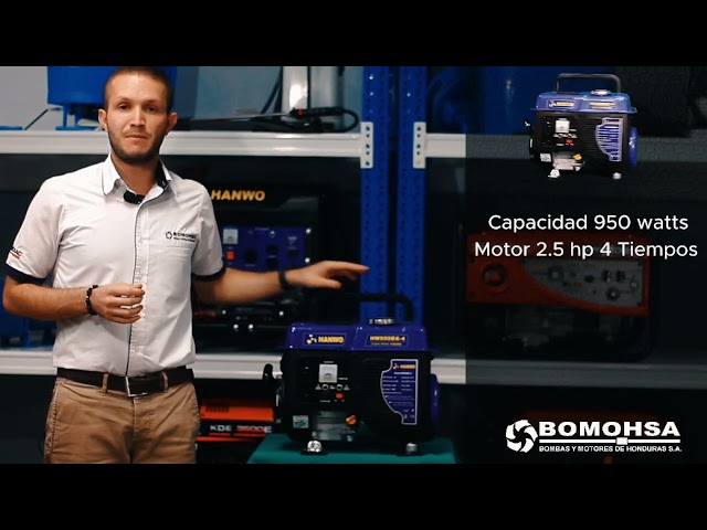 Presentación de Generador marca Honwo de Gasolina🎯