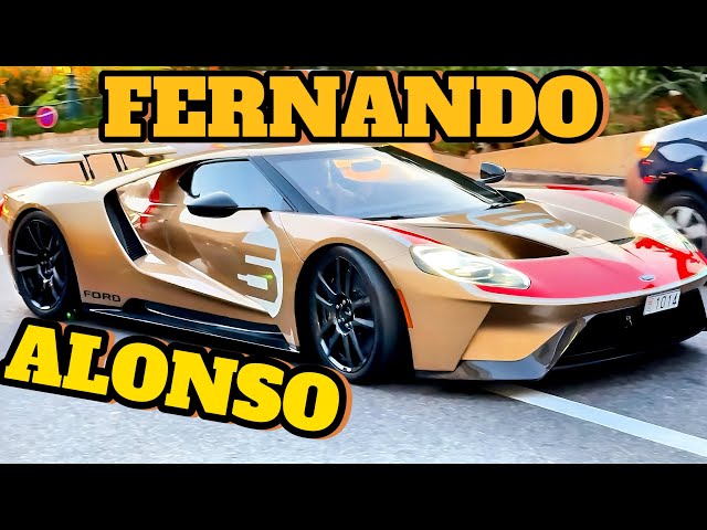 Fernando Alonso NEW Ford GT Takes Over Monaco Streets | Billionaire Supercars Unleashed!