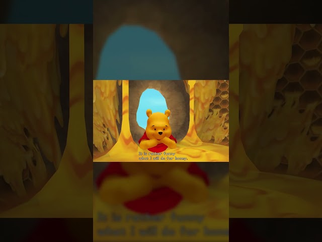 Pooh says something rather...peculiar in Kingdom Hearts