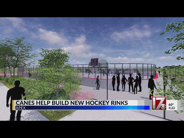 Hurricanes to build street hockey rinks in Apex