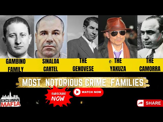 The Most Notorious crime families