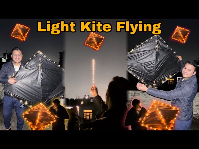 Light Kite Flying In Lohri #vlogs#kites