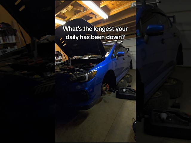 Living on jack stands #subaru #wrx #impreza #cartok #carcommunity #rally #rallycar #jdm #fyppp #car