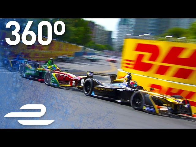 Overtakes Compilation In 360°! (Turn 4 - Buenos Aires ePrix)