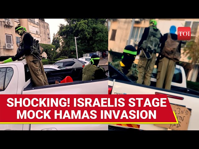 Hamas Invasion Simulated In Israel; Mock Attack Spark 'October-7-Like' Panic  | Watch