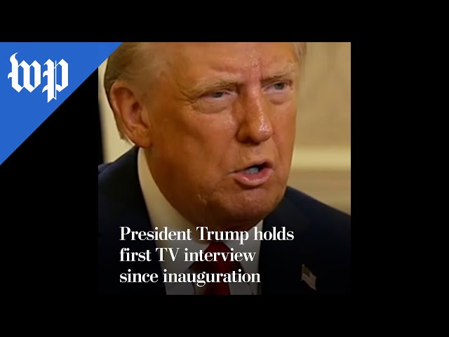 Highlights from President Trump's first sit-down interview