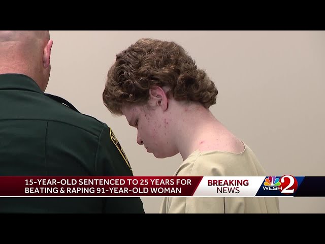 Florida 15-year-old sentenced to 25 years for rape of 91-year-old in Marion County