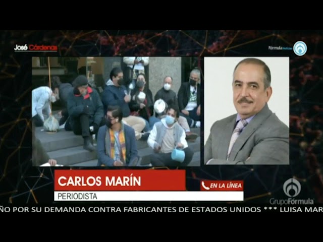 Carlos Marín, periodista, cen entrevista con José Cárdenas Informa