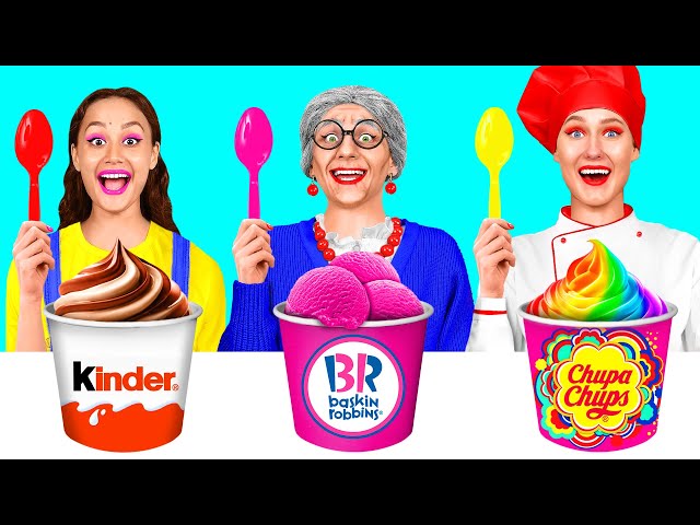 Me vs Grandma Cooking Challenge | Simple Secret Kitchen Hacks and Tools by KaZaZa Challenge