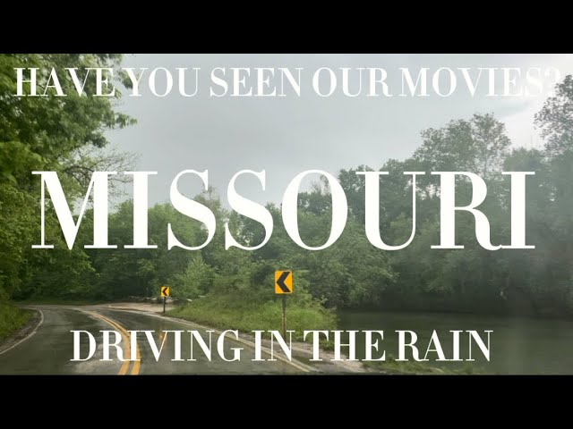 Driving in the Rain in Missouri (4K)