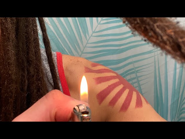 How to get rid of dreadlock frizz by burning your dreads.