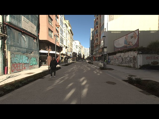 Calle San Andrés.  A Coruña (VR180 3D)