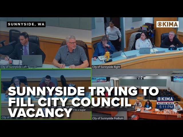 The City of Sunnyside is Trying to Fill a City Council Vacancy