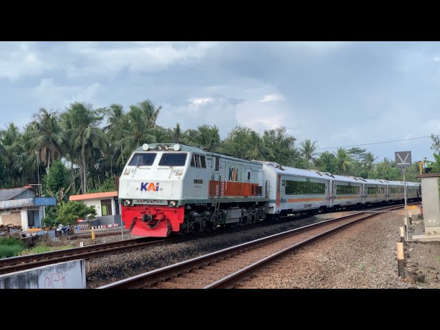 KERETA API PANJANG‼️ MENEMUKAN 7 KERETA API MENIKUNG DI JPL 613 BANDUNG KIDUL KUTOARJO