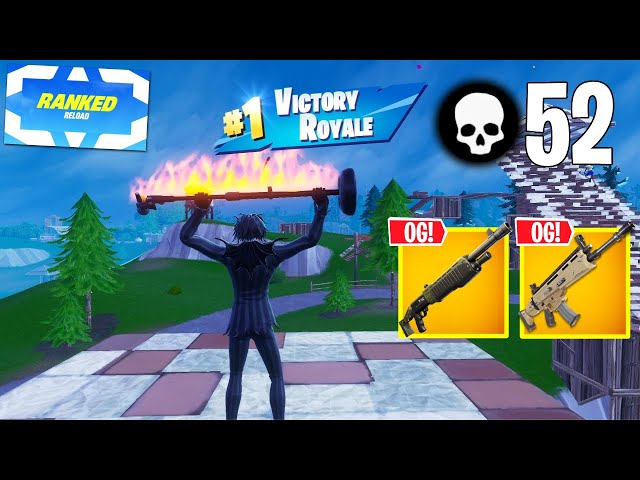 52 Elimination Duos "Ranked RELOAD" Gameplay Wins (Fortnite RANKED Chapter 5)