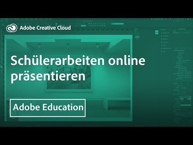 Schülerarbeiten online präsentieren | Adobe DE