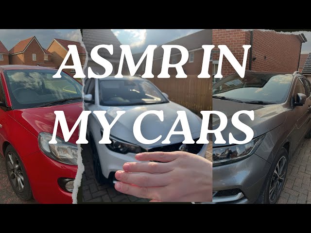 ASMR in My Cars | Relaxing Tapping Sounds from 3 Different Vehicles 🚗