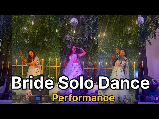 Bride’s Solo Dance performance | 2025 Wedding || Choreograph by Maddy sir #sangeetdance