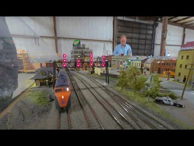 The Train Layouts at The Great Scale Model Train Show 2022 3D 180 VR