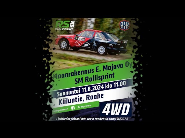 Maanrakennus E. Majava Oy SM Rallisprint 2024 4 WD