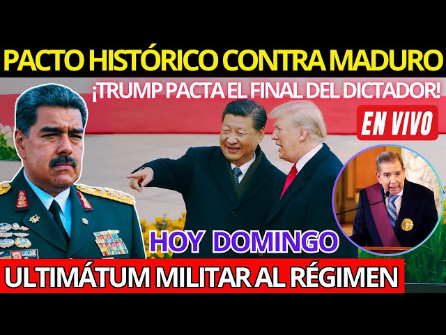 ¡SE ACERCA EL FINAL! TRUMP Y ALIADOS REFUERZAN PRESIÓN PARA SACAR A MADURO