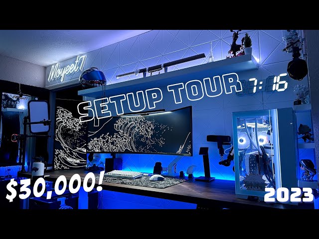 College Student DREAM 2023 Gaming Setup & Room Tour! ($30,000+)