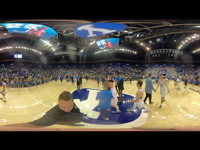 BYU Men's Basketball - BYU vs Gonzaga - Warmups - 360