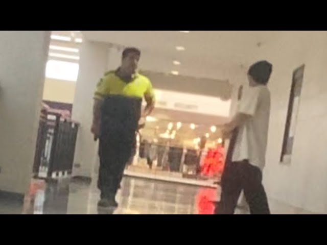 Skating in the mall and kicked out