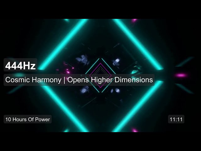 444 Hz Tone for Cosmic Balance and Spiritual Awakening