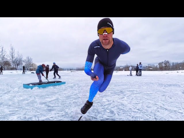 Open Lake Speedskating ADVENTURE! 🧊⛸️