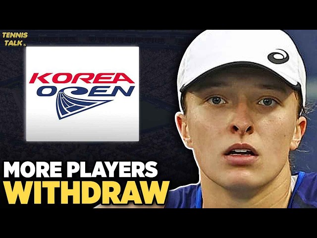 More Players Withdraw from Korea Open 2024 | Tennis News