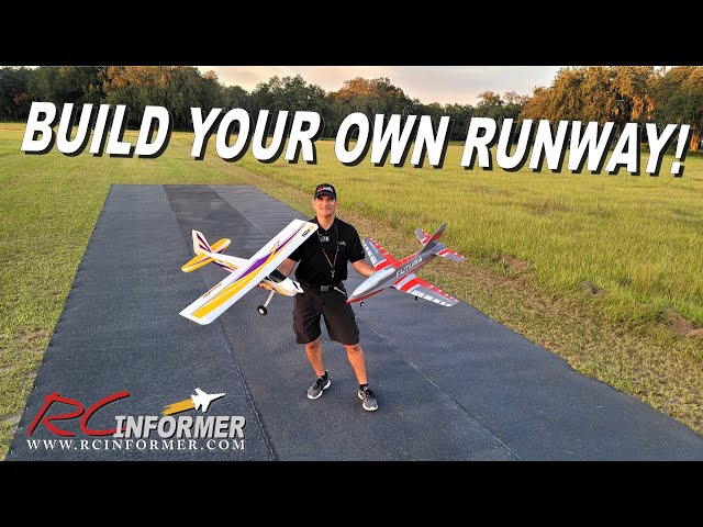 How to build your own runway from the RCINFORMER Aerodrome - Build it and they will come!