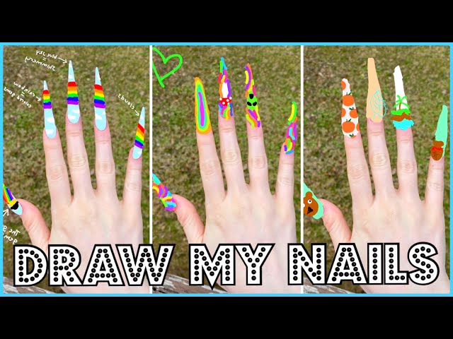 Subscribers Draw My Nail Designs (episode 4)