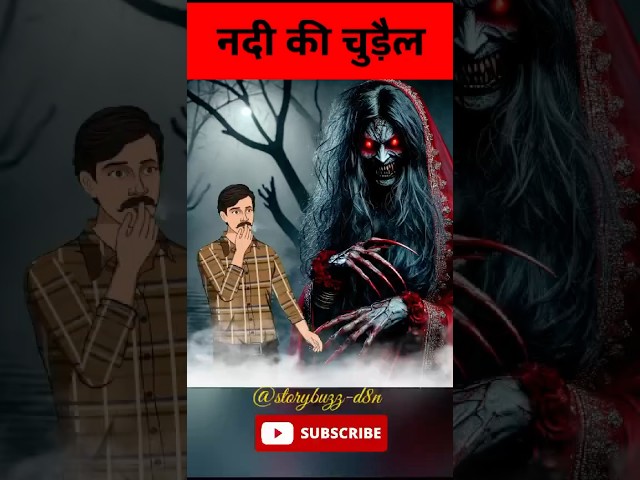 नदी की चुड़ैल | Cartoon Animated Horror Short Story | Horror #shorts #youtubeshorts #short