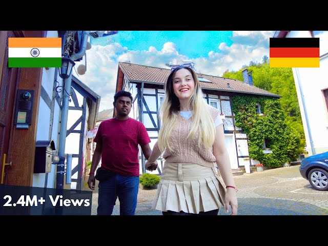 My Indian Husband visits my German Village 🇩🇪❤️🇮🇳 Village Tour Germany | Heimbach