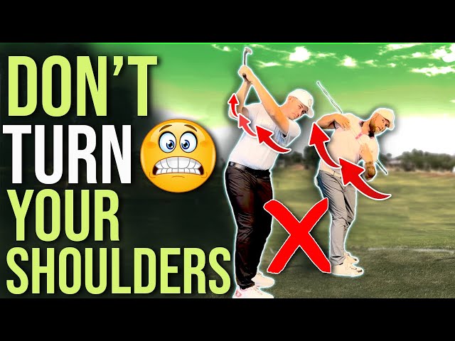 DON’T Turn Your Shoulders in the Golf Swing! ❌