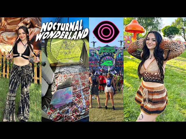 NOCTURNAL WONDERLAND 2023: CAMPING & FESTIVAL EXPERIENCE (VLOG)