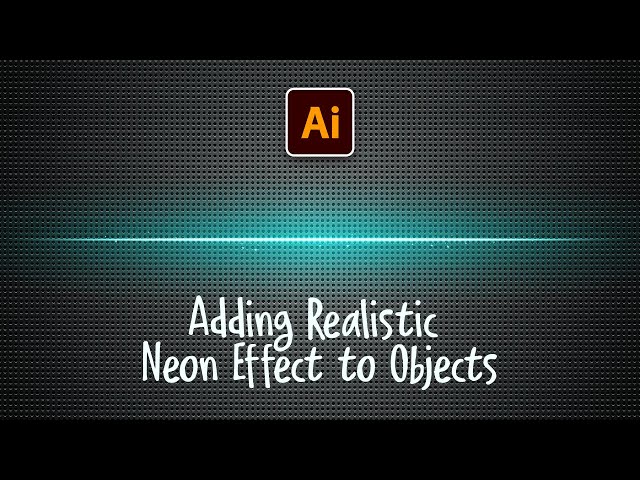 Realistic Neon Light Effect Illustrator | Adobe Illustrator Tutorial