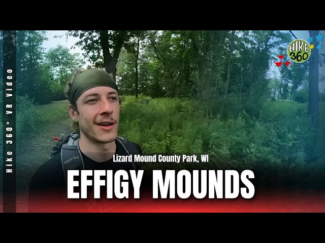 Lizard Mound County Park, WI - Effigy Mounds (Hike 360° VR Video)