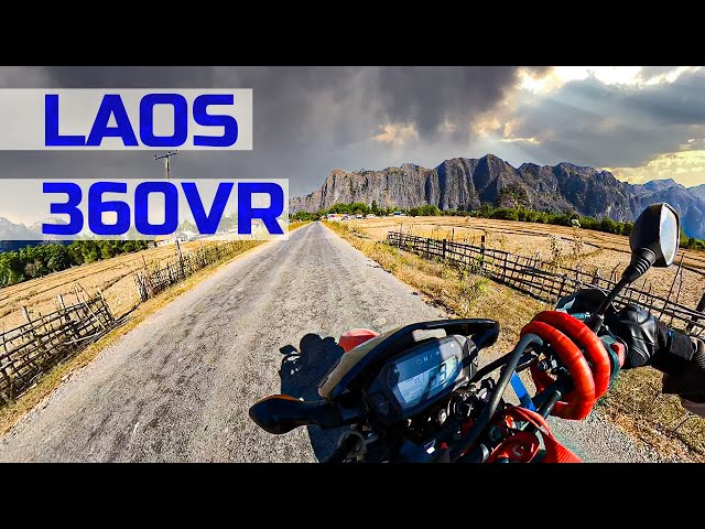 Experience the amazing views of Laos: 360-Degree VR Motorbike Ride from Spring River Valley