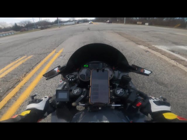 Great ride on the zx 14r