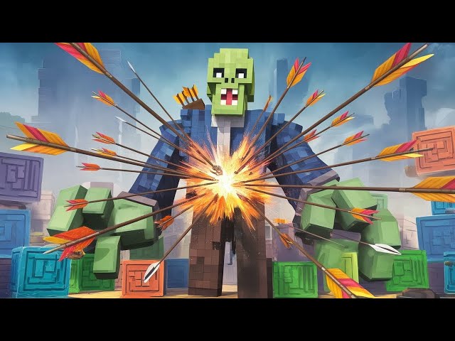 MINECRAFT WITHER VS FIRE ARROWS #shorts #minecraft