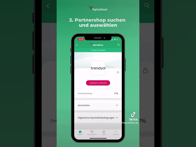 So sparst Du mit der TopCashback App 😎 #Cashback #LifeHack #MoneyTips